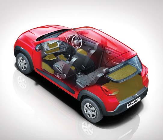 air-conditioning with heater that makes every drive pleasant, to innovative smart storage spaces