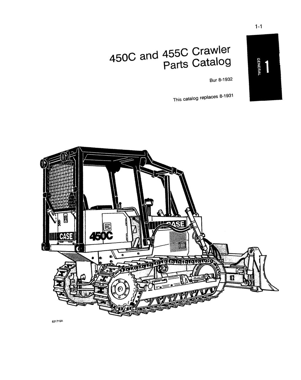 1-1 450C and 455C Crawler Parts Catalog