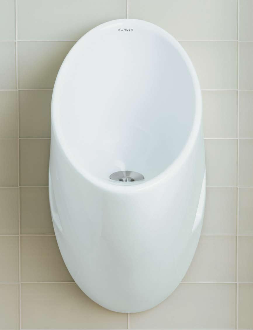 year compared to water-based urinals, as well as significantly reduce sewage and
