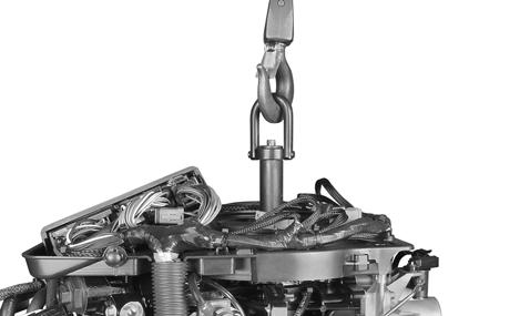 Install Lifting Tool, P/N 3467, on crankshaft. Tighten mounting screw securely using an Allen /4 in. hexagonal wrench.