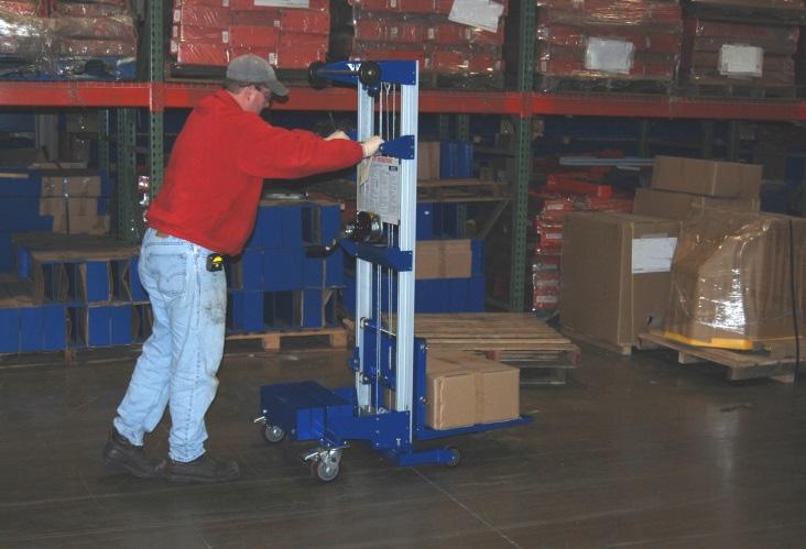 U Step 4U: Move the load to the desired location. UStep 5U: Return the lifter to its storage location.