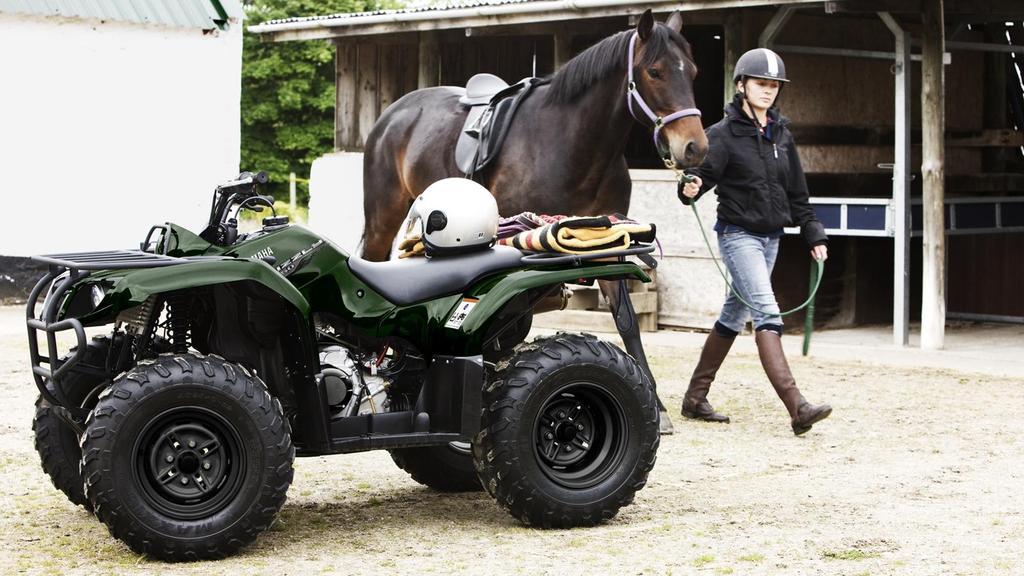 Utility ATV Functionality, flexibility, durability and massive capability springing from a rock-solid platform of engineering excellence: these are the