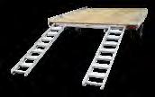 Ramp Storage Under deck storage system provides secure and convenient storage for aluminum ramps.