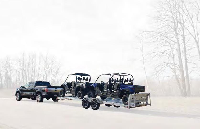 AUX Beavertail Series The AUX Beavertail models (18, 20, 22 & 24 FT) are light haulers meant to carry a large variety of today s ever growing categories of ATV and Side by Side vehicles.
