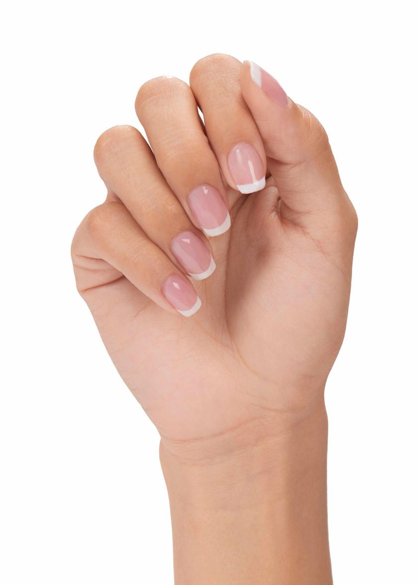 Application 1Prep Prepare nails by pushing the