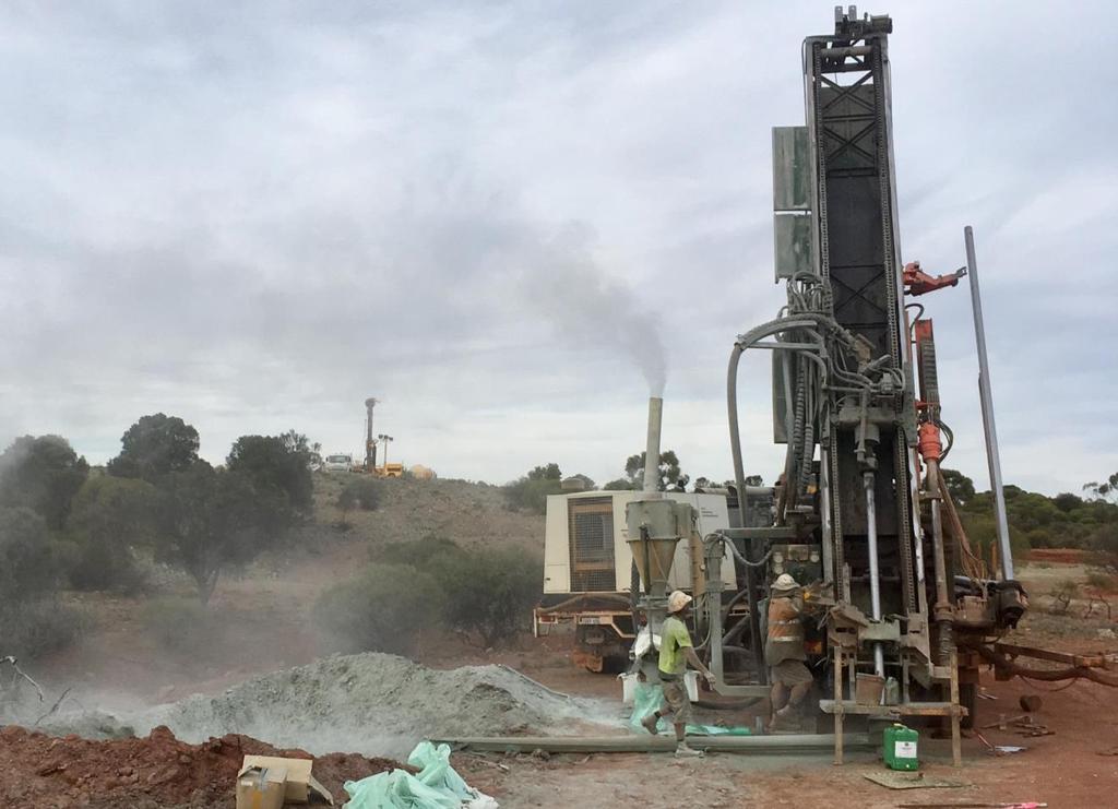 SECOND RC DRILLING PROGRAMME COMMENCES During the quarter, the Company s RC drilling contractor, NDRC Drilling Pty Ltd, mobilised to site and commenced the second RC drilling programme at the Rothsay