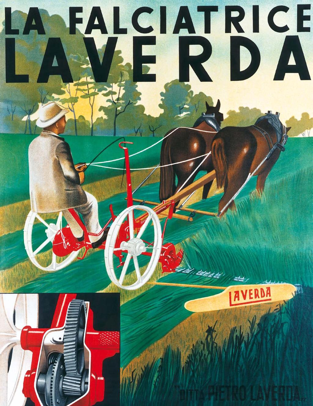 The only Italian company to produce combine harvesters, Laverda founded by Pietro Laverda in 1873, was