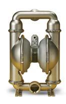 3" Clamped Metallic Pump Available in Food Grade Stainless Steel Specifications Performance English Metric Flow Rate adjustable to -23 gpm -871 lpm