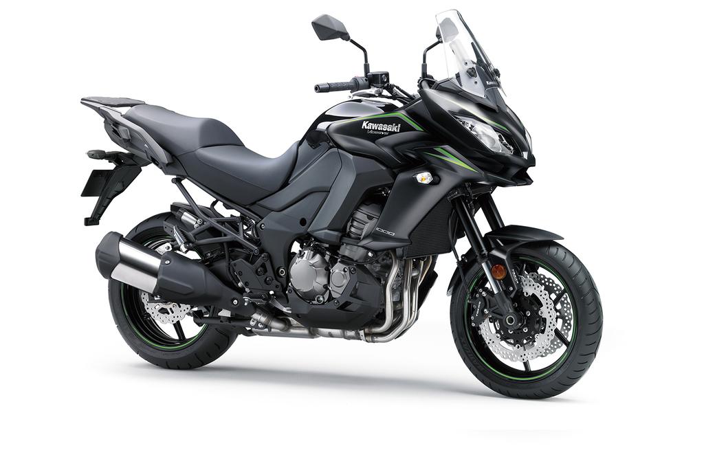 2018 VERSYS 1000 Click the icons for more information CHANGE YOUR VIEW On any street, the VERSYS 1000 oﬀers maximum riding enjoyment.