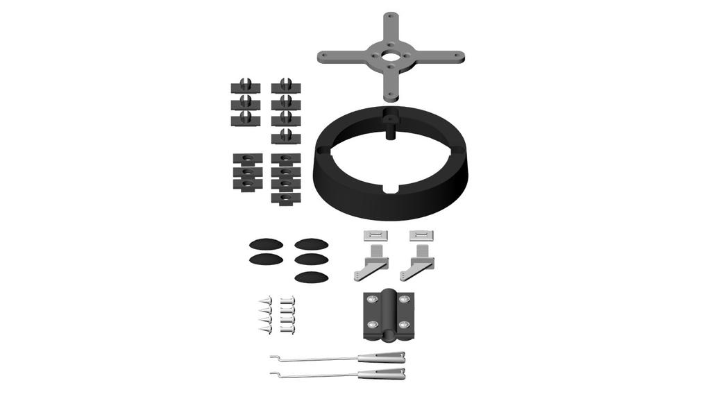 1in(740mm) Included Optional parts KIT Included brushless