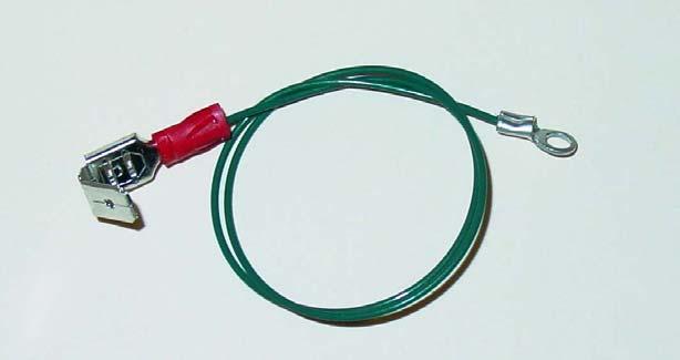 Figure 12. Controller box grounding wire. Green. Procedure A. Preparation for installation. 1) Disconnect the power cord from power outlet.