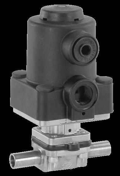 Insensitive to particulate media Valve body and diaphragm available in various