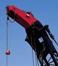 06 m) in-line pin-connected sions interchangeable with 2' boom extensions are used ion for nnection Angle boom designed to accommodate both lift crane and duty cycle demands
