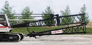 The LS-108H II transports with full counterweight and base section under 90,000 lbs.
