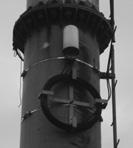 The downlead for tower could be adjusted 90 in direction. The diameter of pole must be available when order placed.