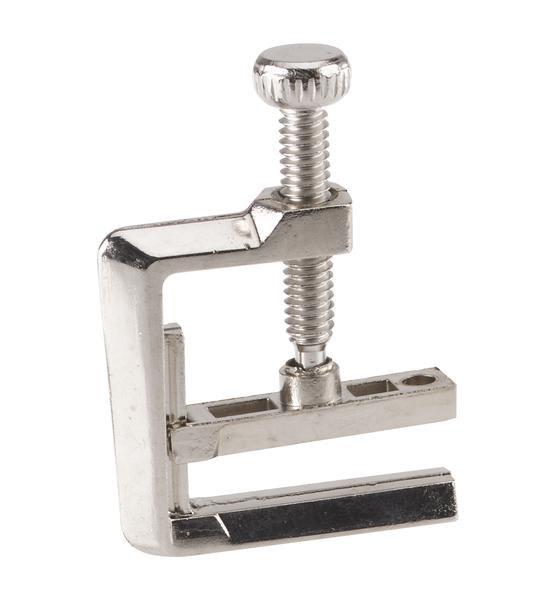 55 Double Burette Clamp Zinc alloy, double clamp holds two burets from micro to 100mL size. Simply compress scissor-like mechanism, insert buret and gently release to grip.