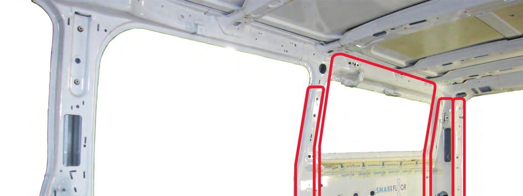 2.2 Suitable Positions Figure 1 gives an overview of the areas of the vehicle in which the belt anchorage points can be