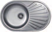 Bowl: 405 355 160 Cabinet: 450 mm Waste: Ø 70 (1,½ ) Include: siphon,