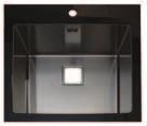 Sink 1160 540 2 x Dimension: 1160 540 200 Bowl: 2 x 340 400 200 R12 Cabinet: 800 mm Type: left, right Colour: black,