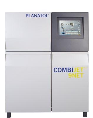 System cabinet Combijet 9NET with touch screen Compact structure with integrated control and medium supply Medium supply