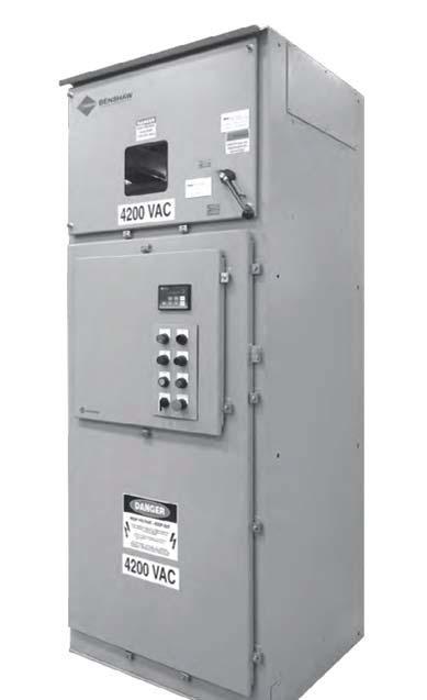 Built-To-Order, 2 Week Shipment Solid State Reduced Voltage Starters 4,160 Volt MVRMX Series 0 1,500 HP or 1,501 3,000 HP Product Highlights: Benshaw has analyzed and value engineered our MV SSRV
