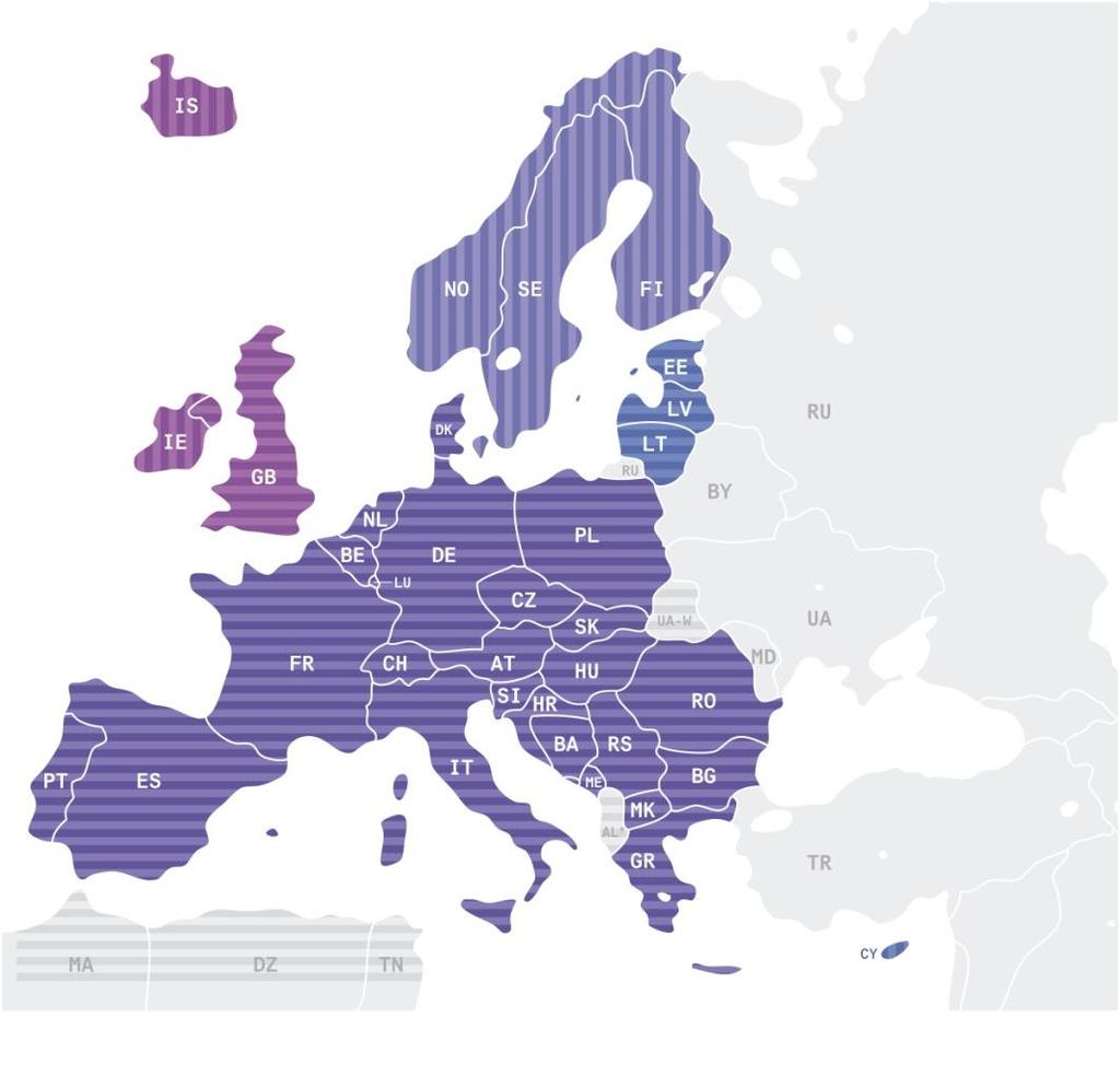 We are ENTSO-E 41 TSOs from 34 countries Founded on 19 Dec 2008 and fully operational since July 2009 A trans-european network 525 million citizens served