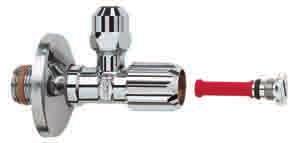 Combination angle valve with filter and angle valve with filter. By SCHELL. Combination angle valve with filter and angle valves with filter. By SCHELL. Protection for delicate components and taps.
