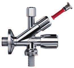 Also available with backflow preventer and fine filter. The combination angle valve with filter is a sensible combination of angle stop valve with filter and appliance connection valve.