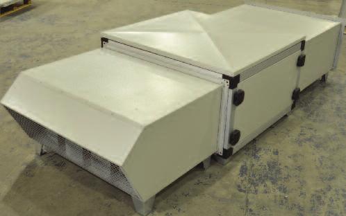 235 Base Frame A 100mm high standard perimeter base frame option is available for all plantroom and roof mounted cased