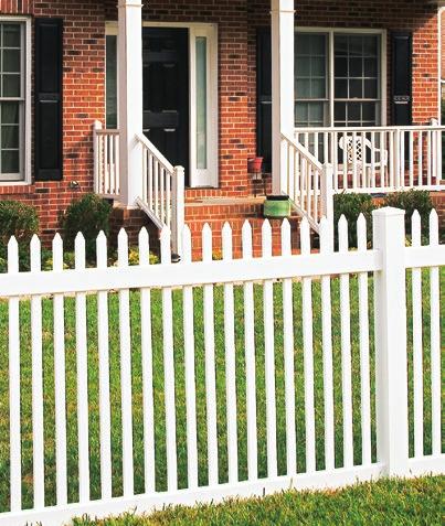Ply Gem Classic includes the most popular picket fence styles, engineered for