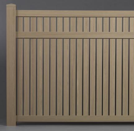Wide Closed Picket ELEGANCE Ply Gem Elegance Picket Fence is our premier line, created for