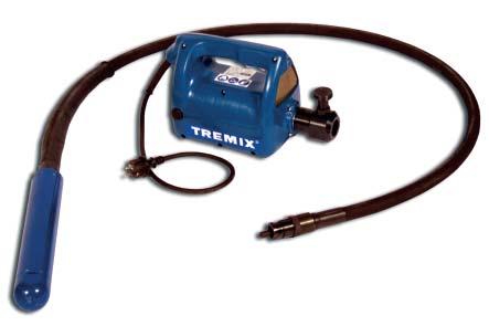 The Tremix Minivib is very easy to run. The vibrator is powered by a single-phase electric motor, connected to a normal wall socket-outlet for 230 V.