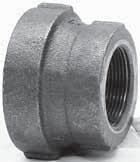 CST IRON Cast Iron Threaded Fittings Class 25 (Standard) FIGURE 67 Concentric Reducer lack NPS DN NPS DN in mm in mm lbs kg /4 20 /2 5 5 /8 6 9 /6 40 0.40 0.8 25 /2 (Hex) 5 /6 7 /6 4 0.54 0.