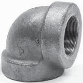 CST IRON Cast Iron Threaded Fittings Class 25 (Standard) FIGURE 70 Locknut For nominal sizes smaller than 2 2" (65 DN) see page 27.