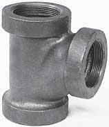 CST IRON Cast Iron Drainage Fittings FIGURE 726 * 90 Short Turn Y-ranch Tee Pattern C lack Galv.