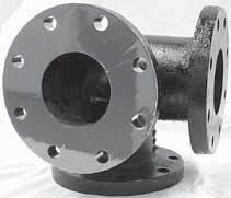 CST IRON Cast Iron Flanged Fittings Class 25 (Standard) FIGURE 805 90 Flanged ase Elbow Center Dia.