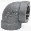 (Continued) PICTORIL TLE OF CONTENTS MLLELE IRON FITTINGS CLSS 00 (XS/XH) Fig. 6 90 Elbow Range: /4" thru 4" Page 28 Fig.