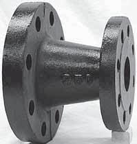 CST IRON Cast Iron Flanged Fittings Class 250 (Extra Heavy) FIGURE 855 Flanged Concentric Reducer G G lack NPS DN NPS DN in mm lbs kg 80 4 00 6 50 8 200 0 250 2 50 25.00.4 6 52 2 /2 65 29.00.5 2 /2 65 40.