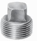 SMLL STEEL FITTINGS Steel Pipe ushings, Caps & Plugs Merchant Steel ushings, Caps & Plugs FLUSH USHINGS Nominal Pipe Length of External Thread, Min. Length of Internal Thread, Min.