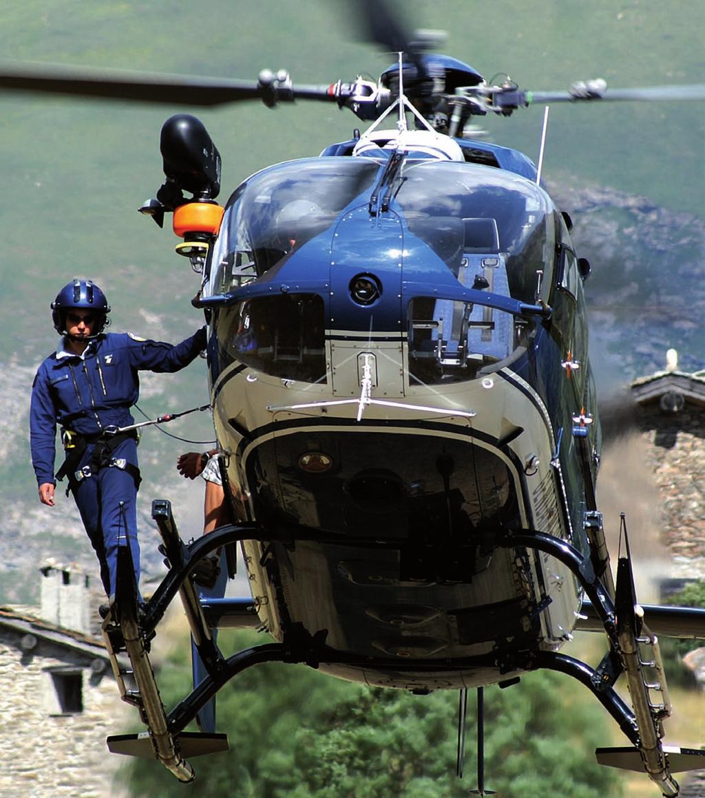 Law Enforcement Missions In order to meet the continuously growing responsibilities and tasks of public service missions, the EC145 can be equipped with the most modern and