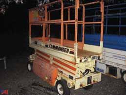 Lot # 31 Year: 1992 Make: JLG Model: CM2033 Manlift VIN: 40200007767 Fuel: Battery Transmission: Auto Hours: Unknown NYPA Fleet