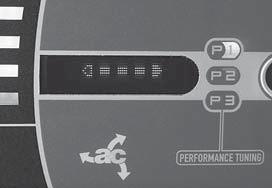 Components Display Panel Components 1 Display Panel 2 3 4 Performance setting display When the truck starts, one of the 3 performance setting displays illuminates (Fig. 7, ).