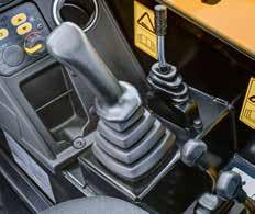 For precise control and intuitive operation, JCB Loadalls are fitted with an