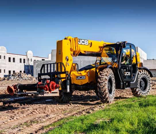 SAFE AND SECURE. JCB LOADALLS REDUCE THE THREAT OF POTENTIALLY HAZARDOUS SITUATIONS.