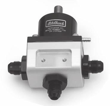 FUEL SYSTEM REQUIREMENTS The Pro-Flo 3 EFI system requires a high pressure fuel system providing 43-45 or 58-60 psi of fuel pressure with a flow rating of 57 GPH (215 liter/hr).