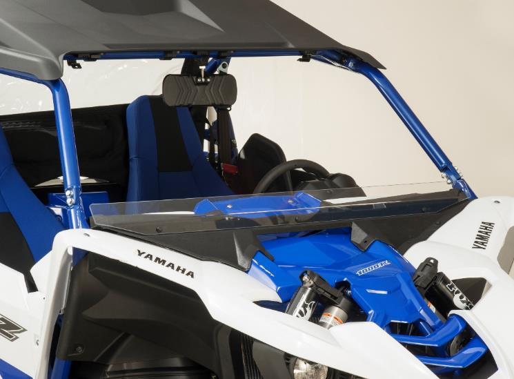 Wind Deflector 2HC-F83M0-V0-00 The YXZ1000R Wind Deflector is made from hard-coated polycarbonate that offers superior