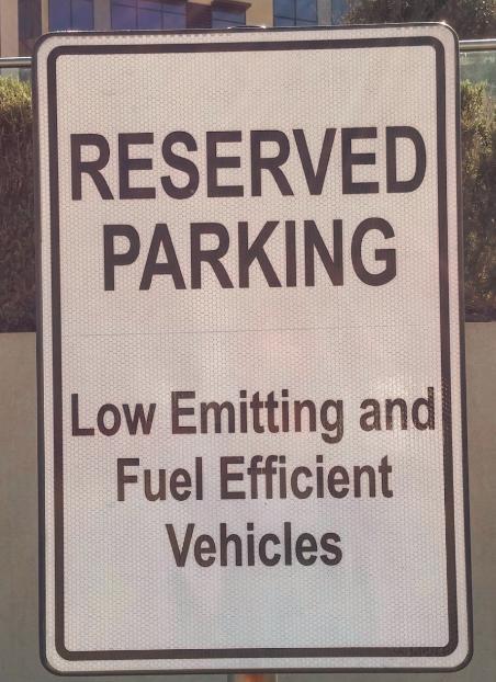 environmentally friendly transportation. Dedicate advantageous parking lots to energy efficient vehicles.