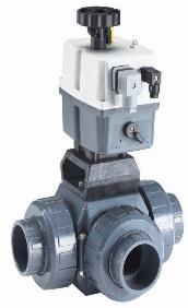 ELECTRICALLY ACTUATED BALL VALVES HEAVY DUTY (S4 TYPE) Size: 1/2" to 3" Voltage: 24 VAC, 115 VAC, 220 VAC Open-close: 6 seconds (1 1/2" to 4") 20 seconds (1/2" to 1") Enclosures: Nema 4 (IP56)