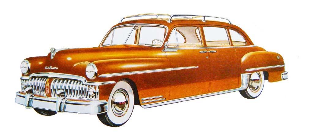 CAR IMAGES Continued The 1950 Convertible was second only to the station wagon in price in short wheelbase DeSotos. Regardless, 2,900 were sold.