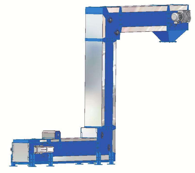 Universal Elevator BULK SYSTEMS A/S Automatic chain tension The automatic chain tension adjuster is a new product within the line of extra equipment for Simatek universal elevators.